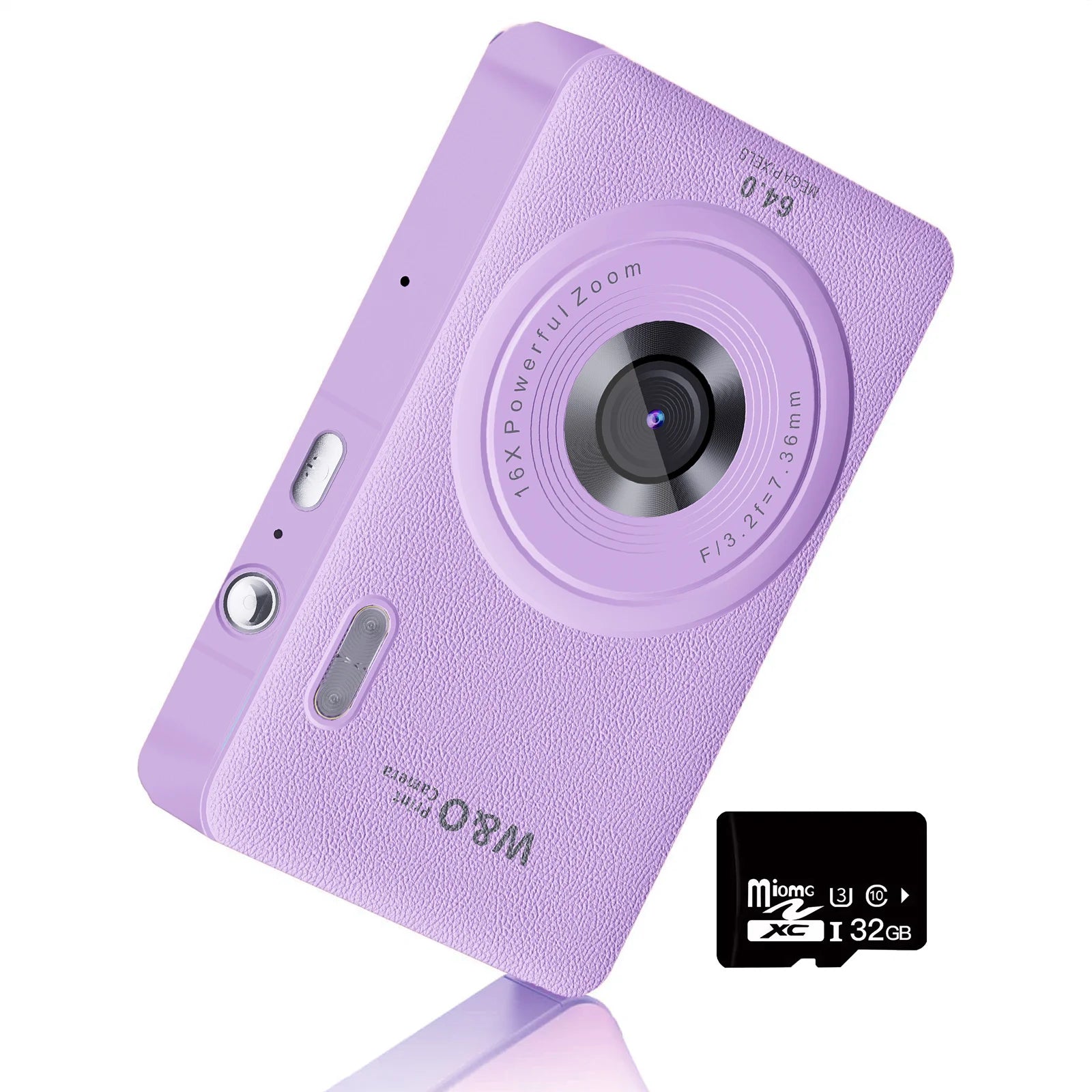 Kids Digital Camera 1080P with 16X Zoom and 32GB Card