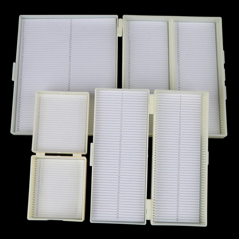 Microscope Slide Storage Box, Capacity Options