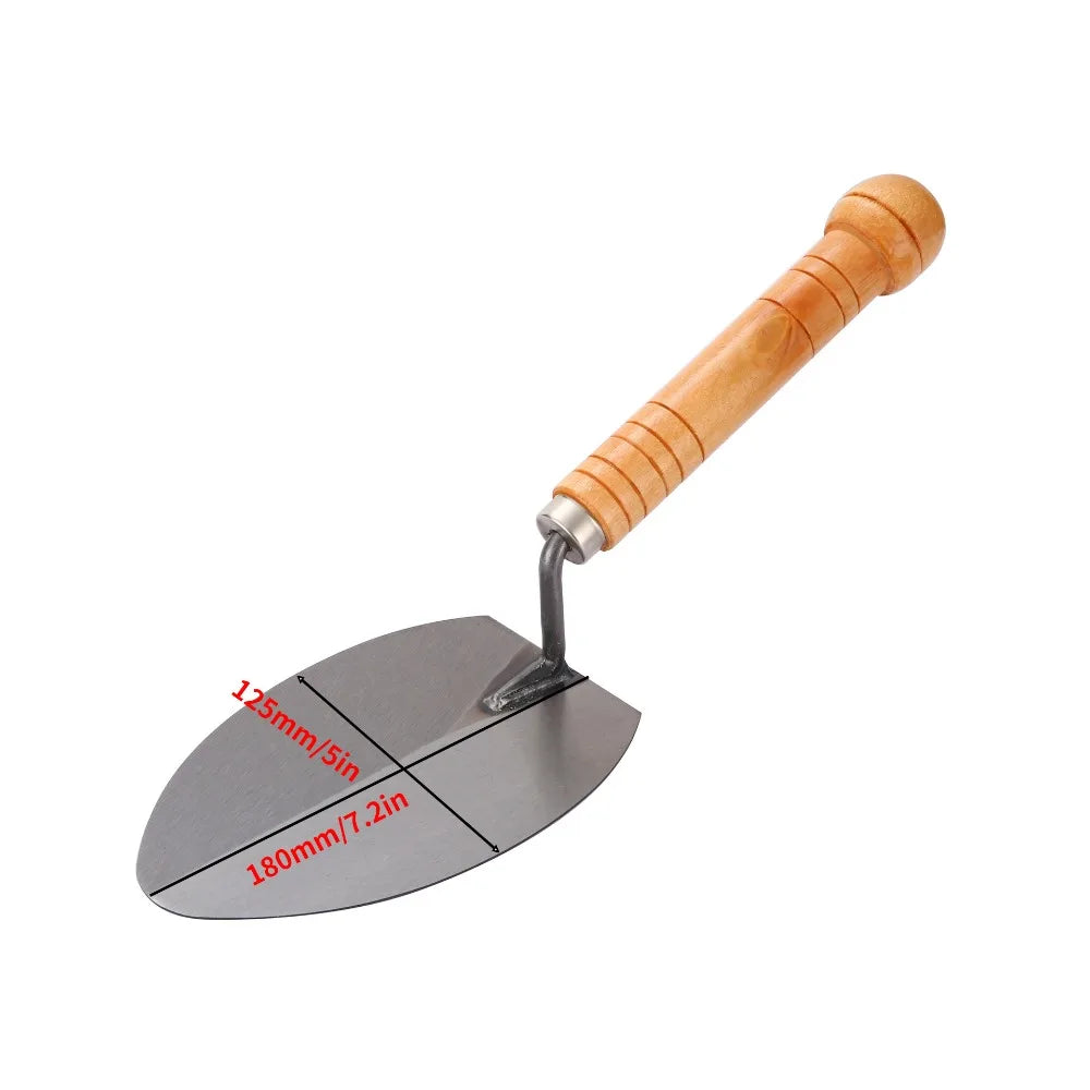 Carbon Steel Masonry Trowel with Wooden Handle