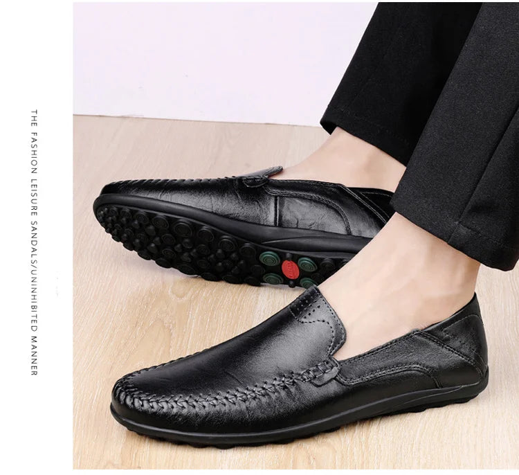 Men's Business Casual Leather Loafers