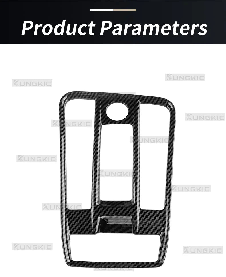 Carbon Fiber Style ABS Gear Trim for Seat Leon and Cupra