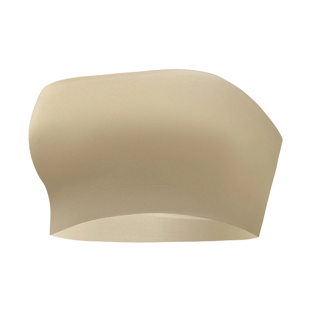 Ženský bezramenkový bezdrôtový bandeau podprsenka