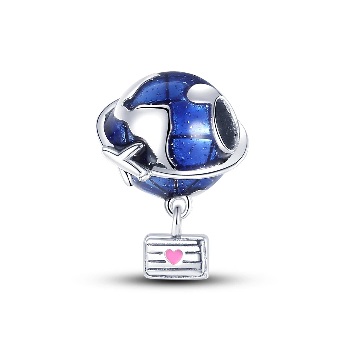 925 Silver Travel Airplane Camera Charms Fit Original Bracelet Necklace DIY Bead For Women Jewelry Making Gift 