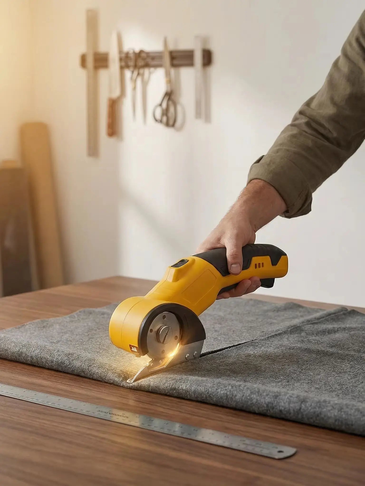 Cordless Electric Scissors for Fabric, Cardboard & DIY Cutting