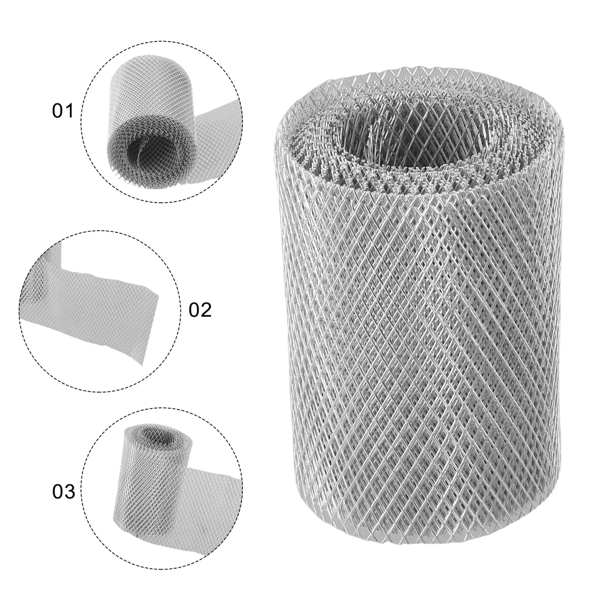  Aluminium goten gaasbescherming — 6 m