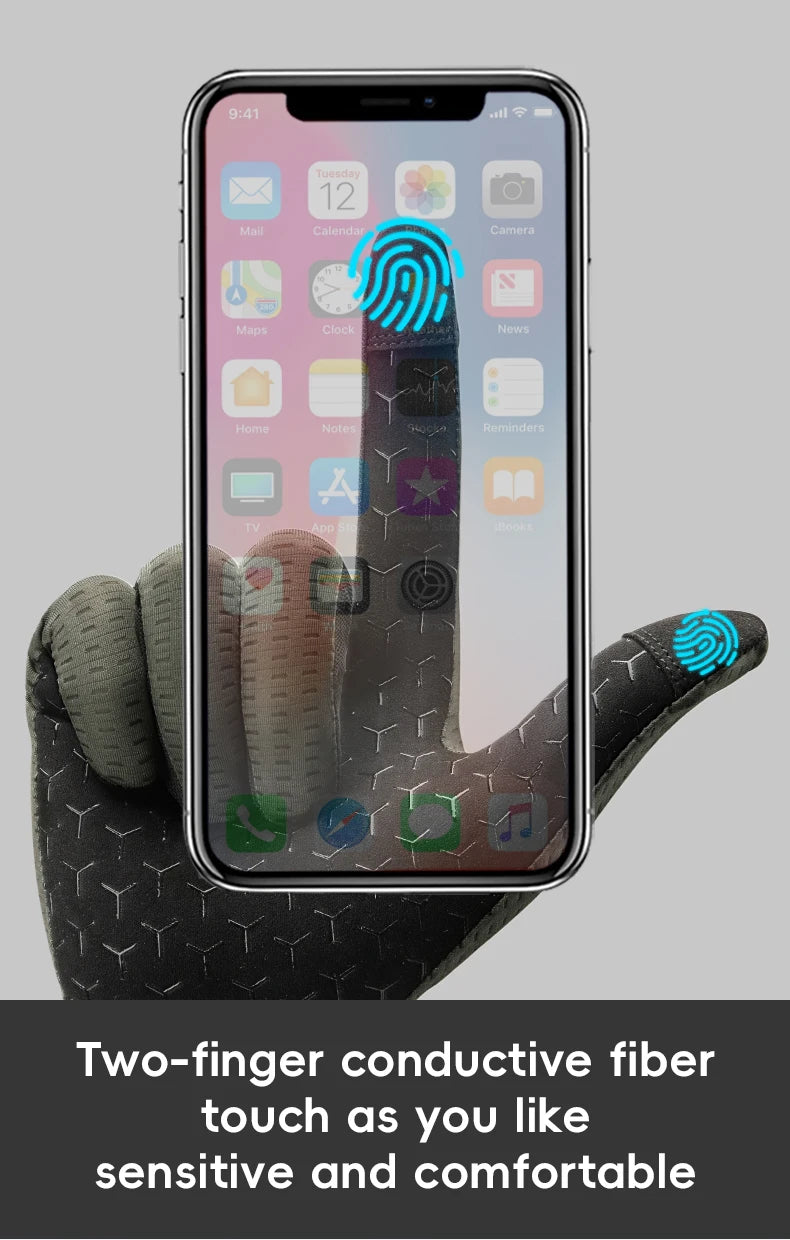 Breathable Touch Screen Cycling Gloves for Men and Women