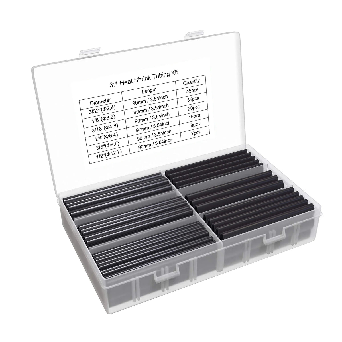 Adhesive-Lined Heat-Shrink Tubing Assortment
