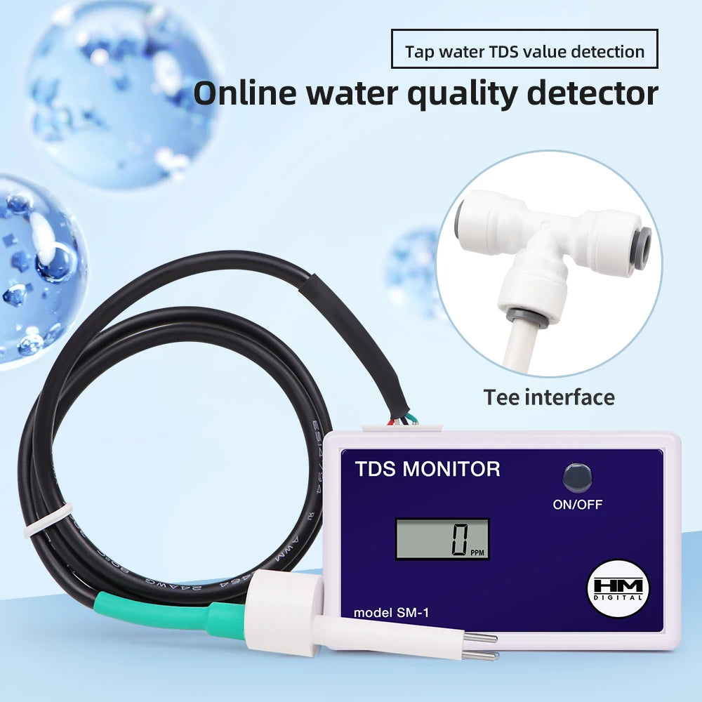Inline TDS- en EC-watermonitoropties