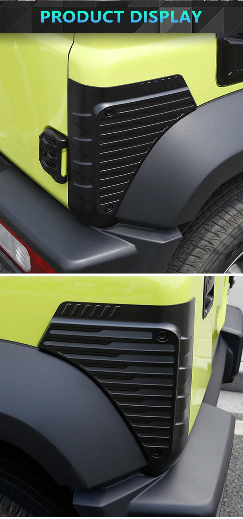 Rear Bumper Corner Protector For Suzuki Jimny 2019 2020 2021 2022 2023-2026 Exterior Guard Trim Cover Off-Road Car Accessories