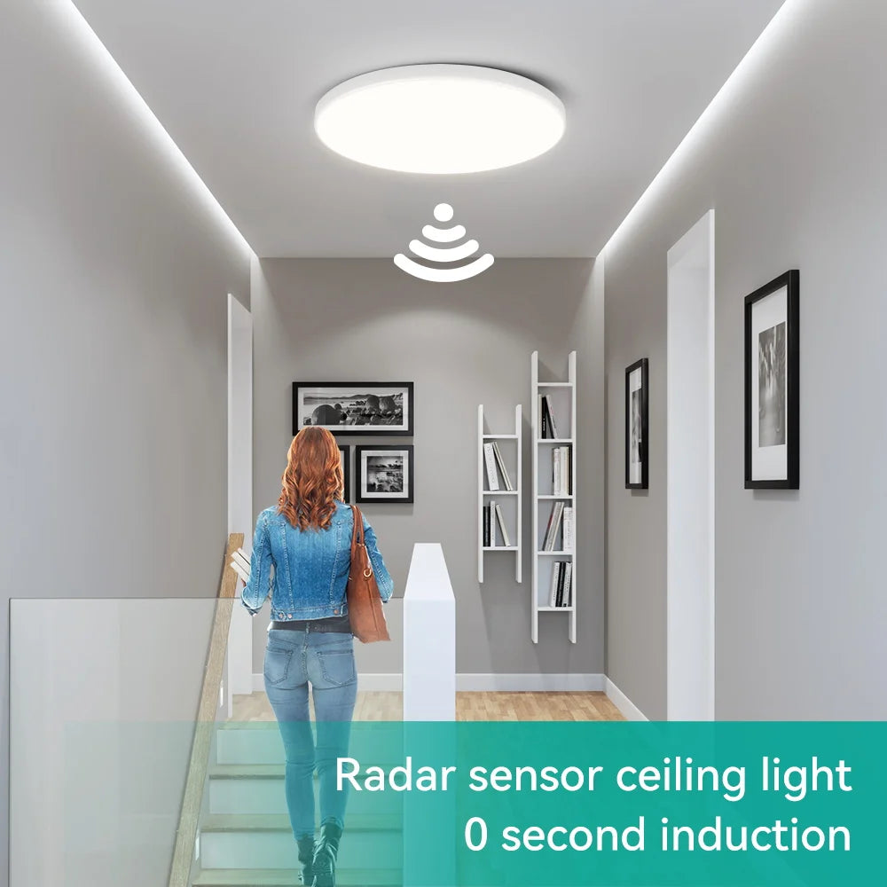 Motion-Sensor LED Ceiling Light