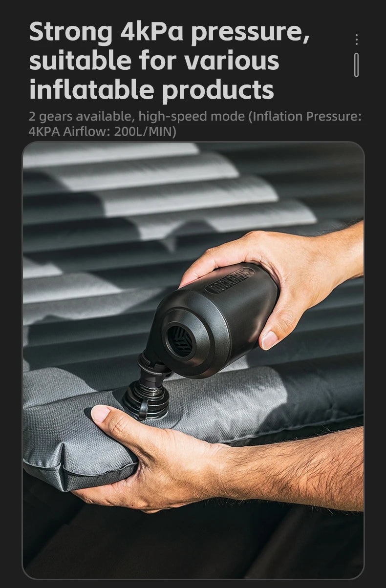 Wireless Electric Air Pump for Mattresses, Pools, and Inflatables