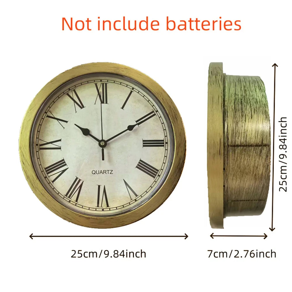Hidden Wall Clock Safe with Secret Compartment for Valuables