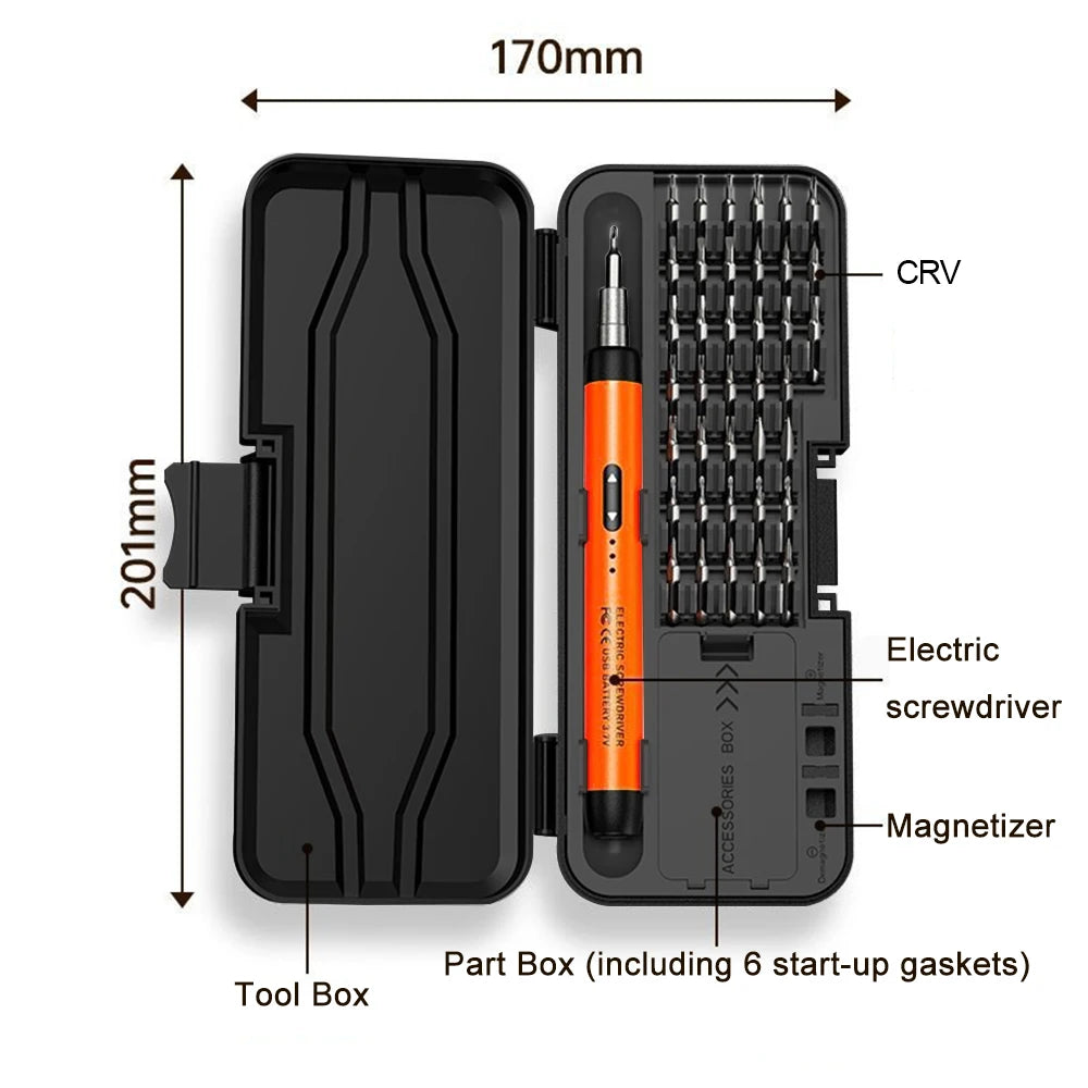 Rechargeable Precision Electric Screwdriver Set