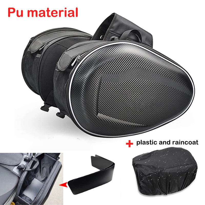 Vízálló motoros nyeregtáskák 2 db univerzális oldalsó pannier szett