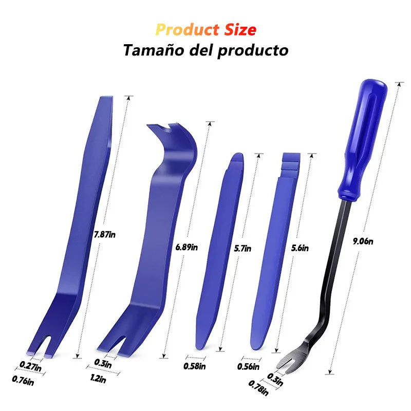 Vehicle Trim and Panel Removal Tool Set