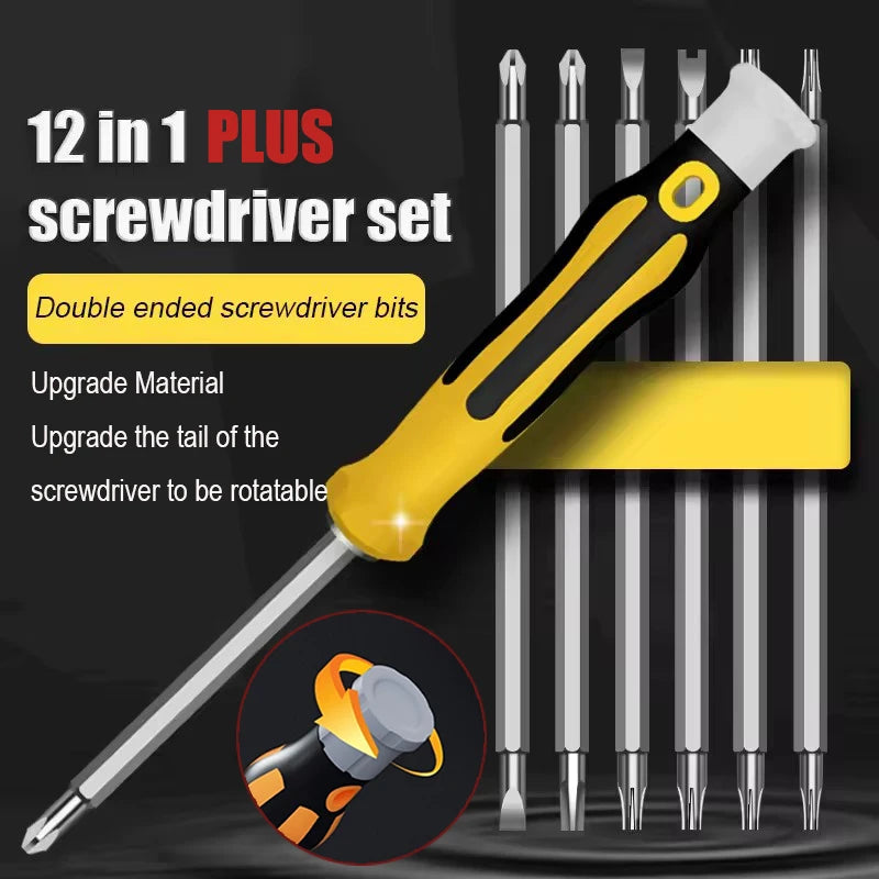 12-in-One Magnetic Screwdriver - Standard or Plus