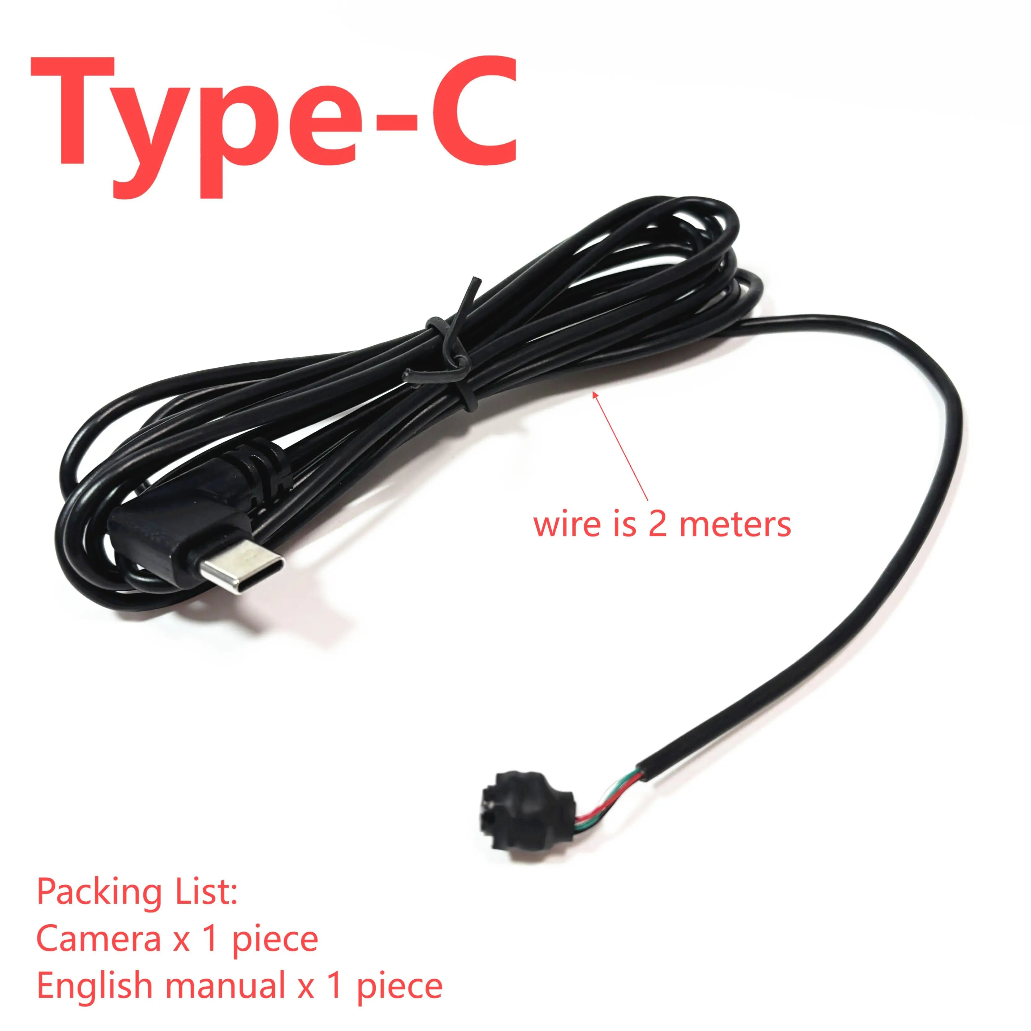 Modul cameră Mini USB Tip-C 9x9mm, CCTV interior 1080P 2MP