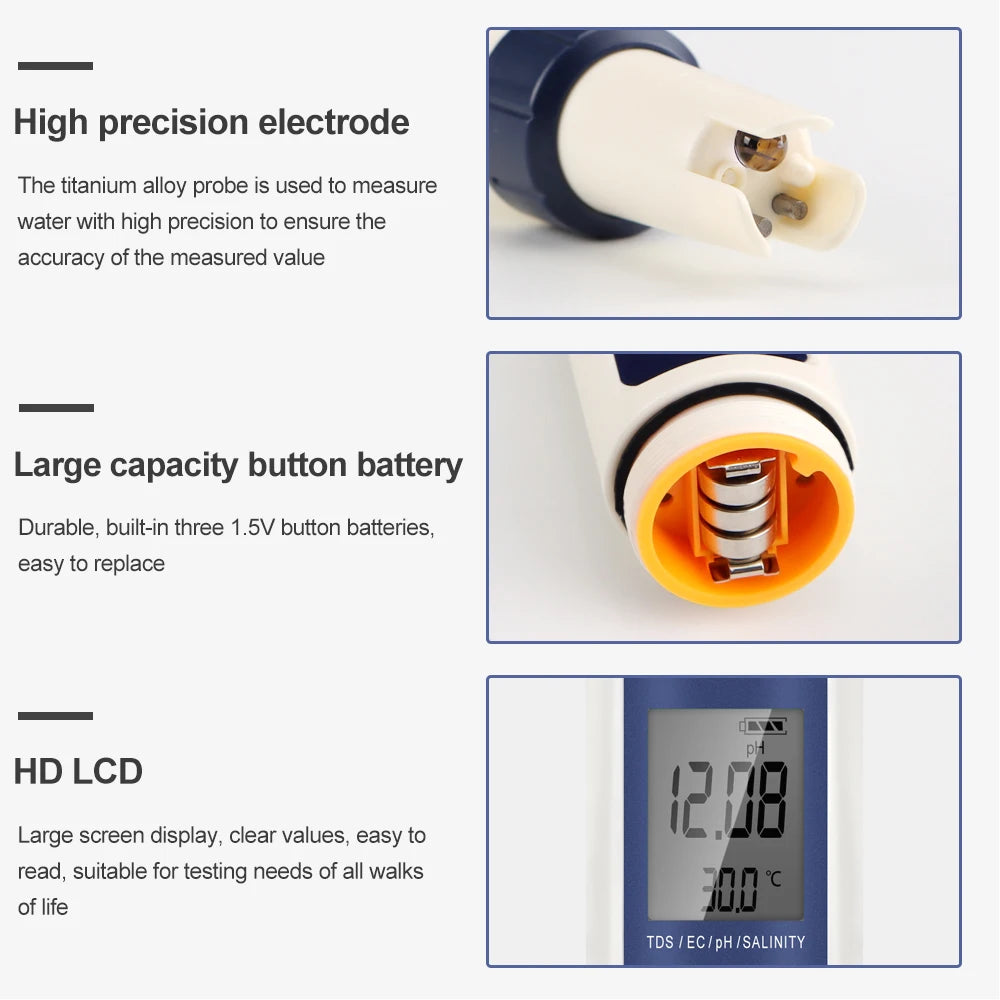 Five-in-One Water Testing Pen