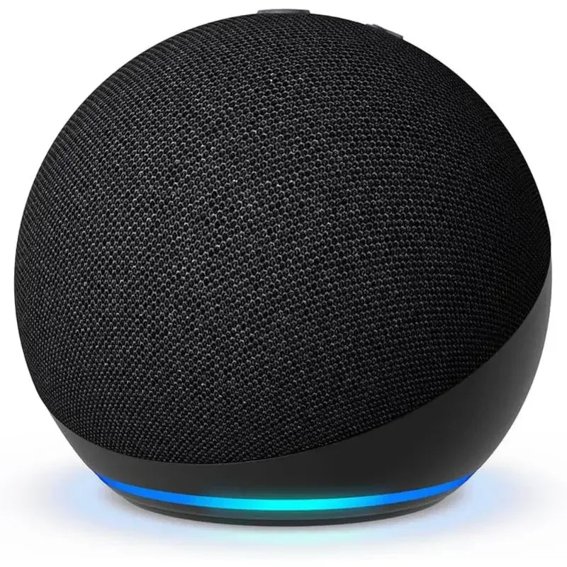 Coluna inteligente Wi-Fi compacta com botão de desligar o microfone