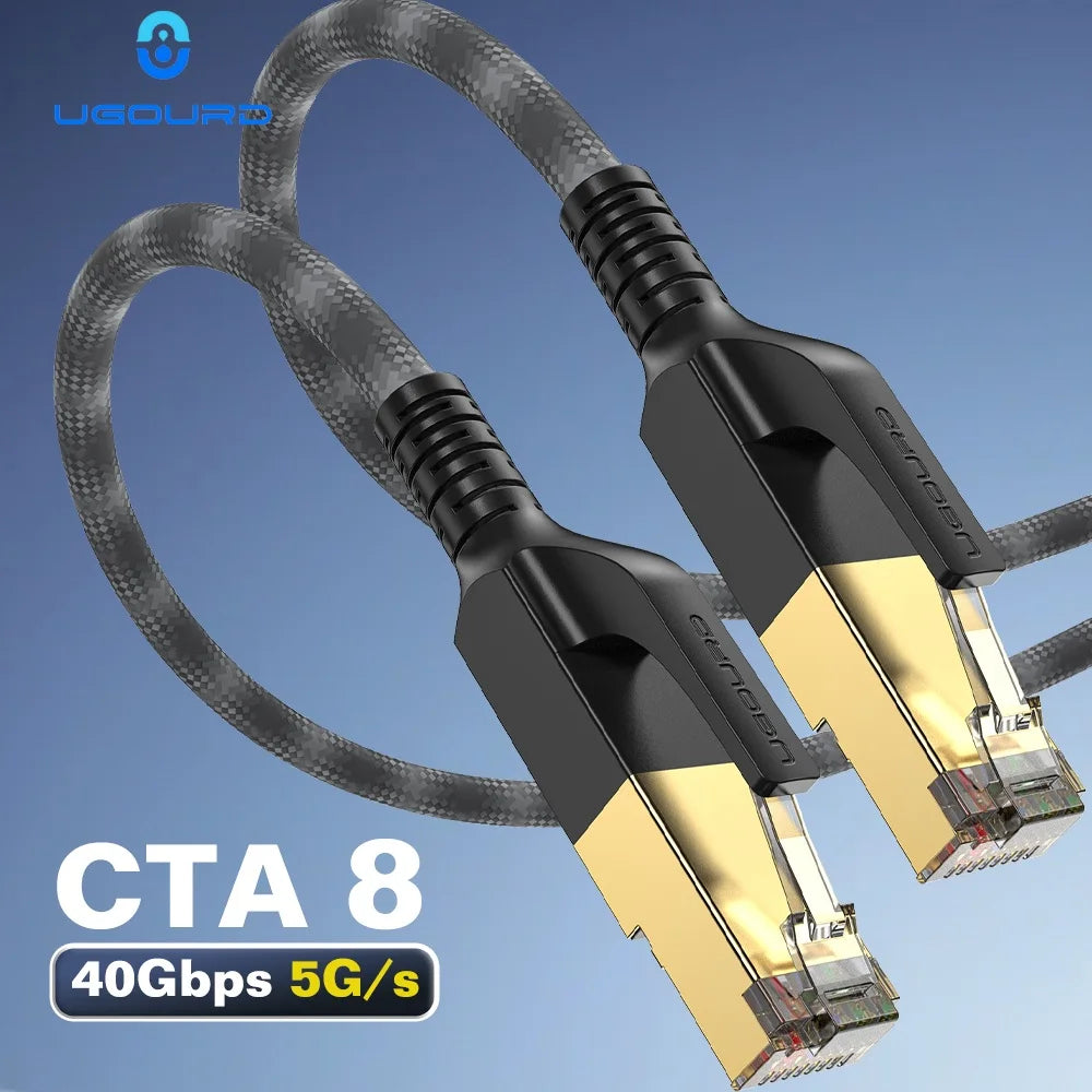 Oklopljeni pleteni omrežni kabel Cat8