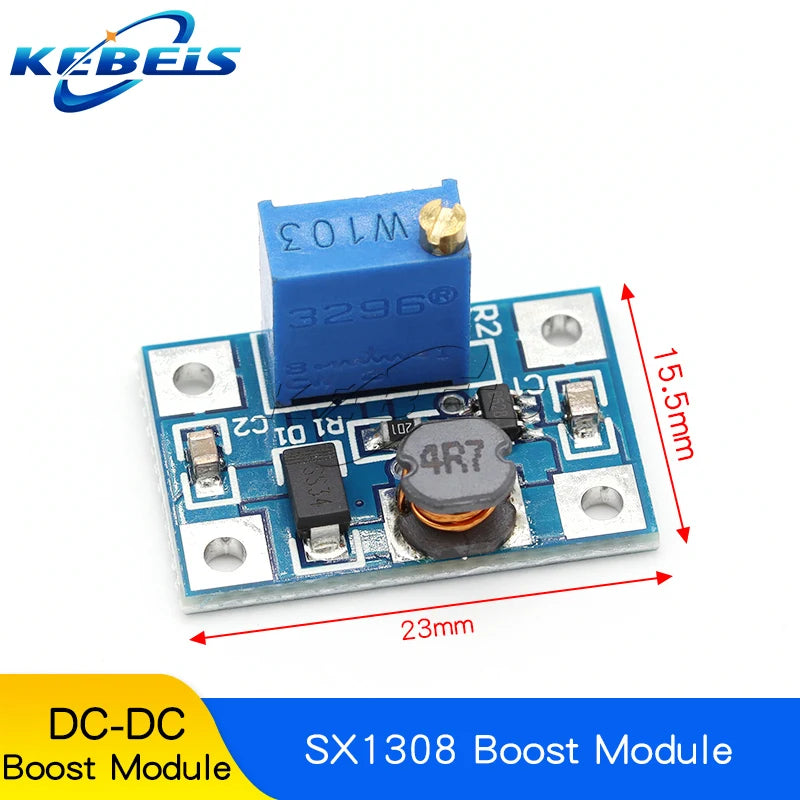 Module convertisseur élévateur CC-CC réglable MT3608