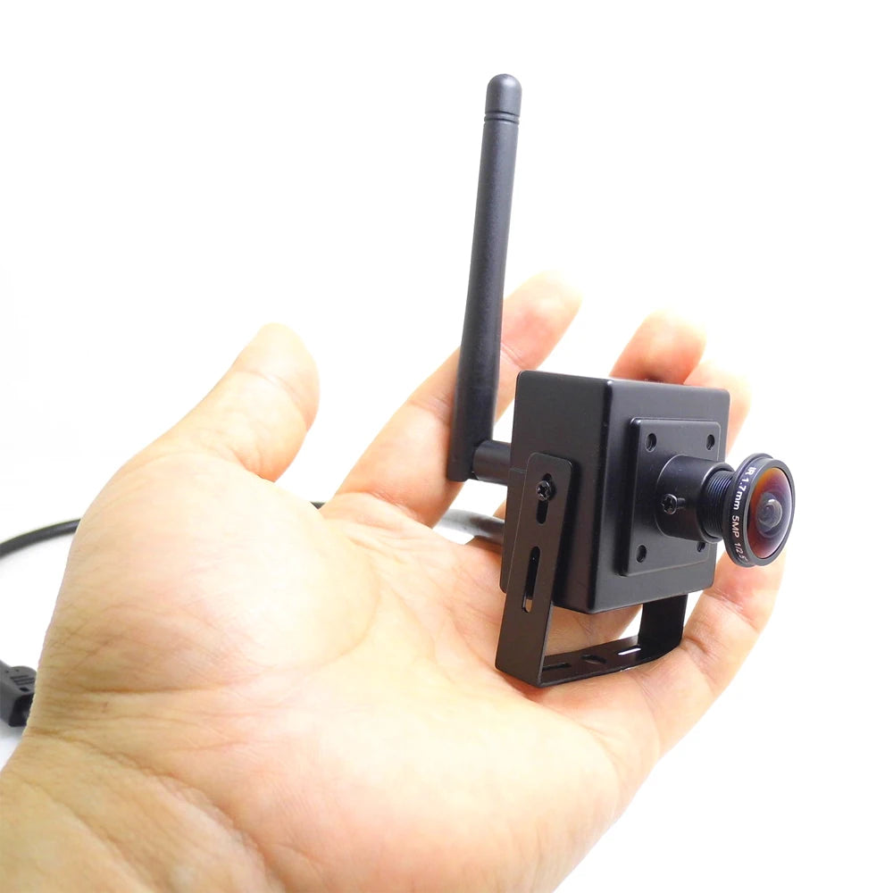 Mini WiFi Security Camera 1080P with 180° Panoramic View & Audio