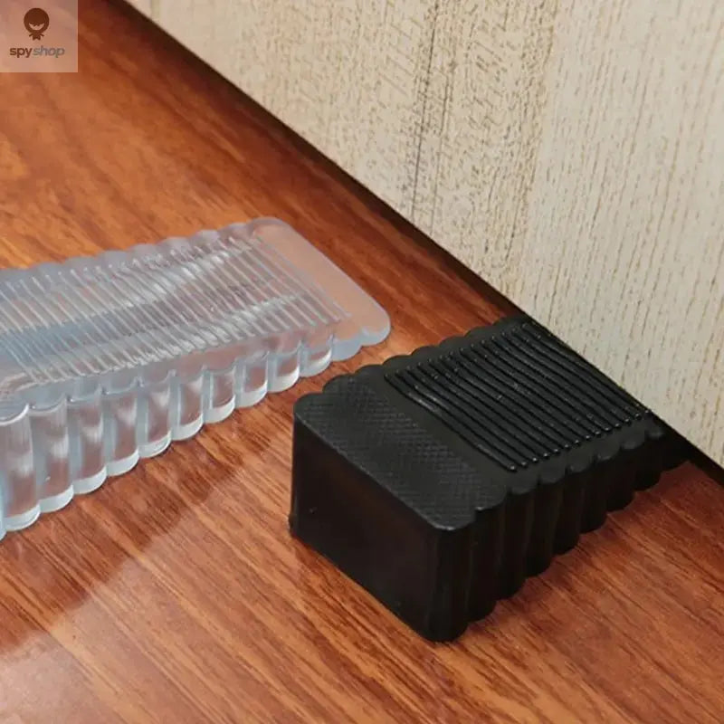 Silicone Door Stop Wedge Safety Stoppers Reusable Shock Absorbent Home Office Anti-Folder Hand Door Stopper Anti-collision Stop Spy-shop.com