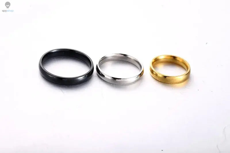 Simple 6mm Titanium Ring Women Men Prevent Allergy High Polished Wedding Rings Stainless Steel Couple Finger Jewelry Gifts 