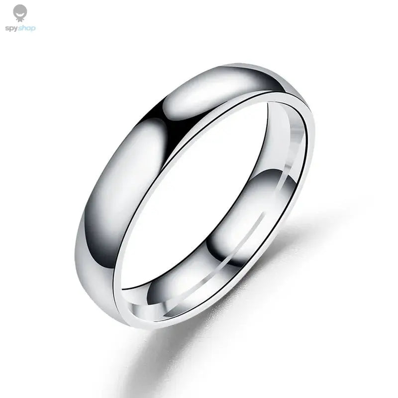 Simple 6mm Titanium Ring Women Men Prevent Allergy High Polished Wedding Rings Stainless Steel Couple Finger Jewelry Gifts 