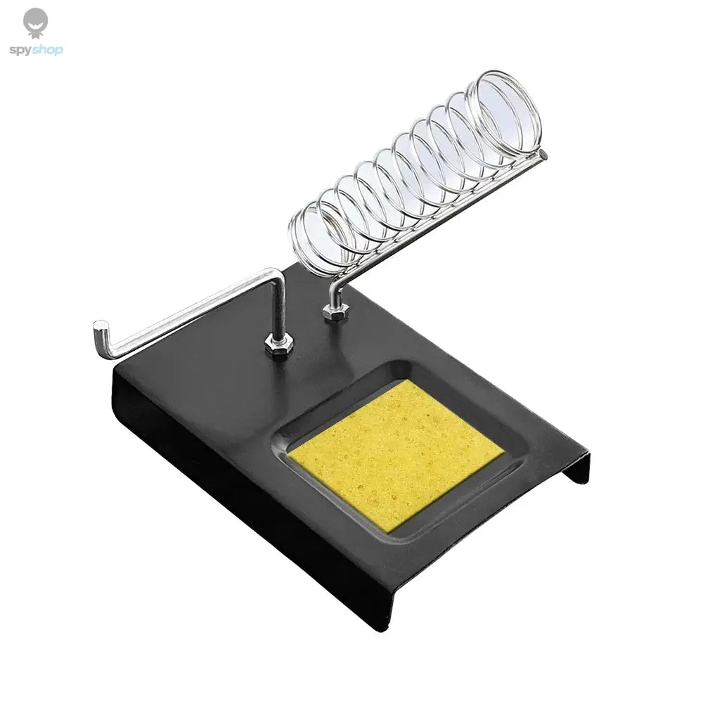 Soldering Iron Stand Portable Holder Soldering Tin Stand with Welding Cleaning Sponge Electric Soldering Iron Accessories 