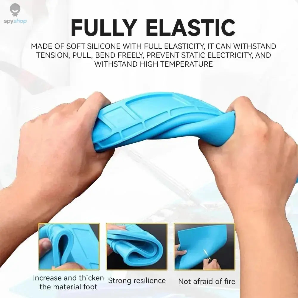 Soldering Station Mat Silicone Work Mat Heat Resistant 932°F Anti-Static Magnetic Mat for Electronic Phone Laptop Watch Repair Spy-shop.com