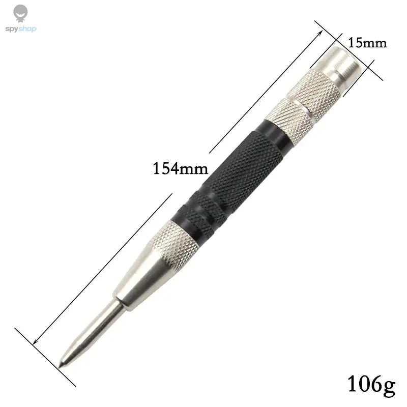 Spring Type Automatic Center Punch Locator Glass Striker Window Breaker Punch Centering Punch Punch Tool 