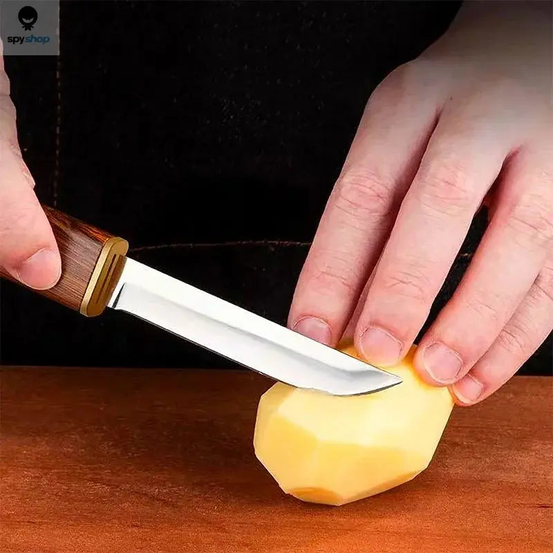 Stainless Steel 2-in-1 Double Straight Knife Outdoor Portable Multifunctional Hunting Camping Tactica Survival Blade Knife 