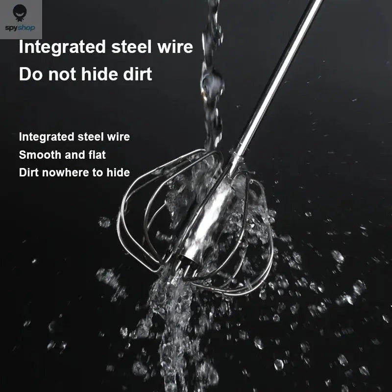 Stainless Steel Egg Beater Durable Semi-Automatic Mixer for Effortless Egg Cream Mixing Stirring and Beating for Kitchen Baking Spy-shop.com