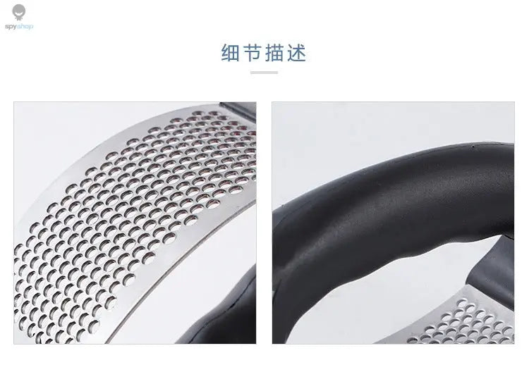 Stainless Steel Garlic Press Crusher Manual Garlic Mincer Chopping Garlic Tool Fruit Vegetable Tools Kitchen Accessories Gadget Spy-shop.com