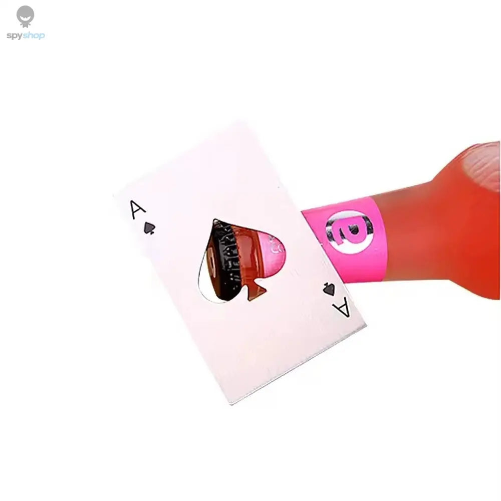 Stainless Steel  Spades A Winemaker Bottle Opener Playing Cards Bottle Opener Credit Card Beer Bottle Opener Spy-shop.com