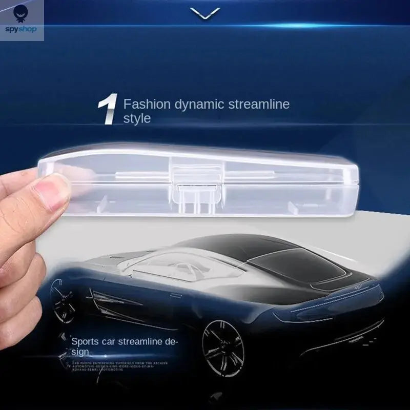 Stylish and Durable Shaving Storage Box for Men's Razors, Easy to Carry and Keep Clean and Keeps Your Shaver Well-Organized Spy-shop.com