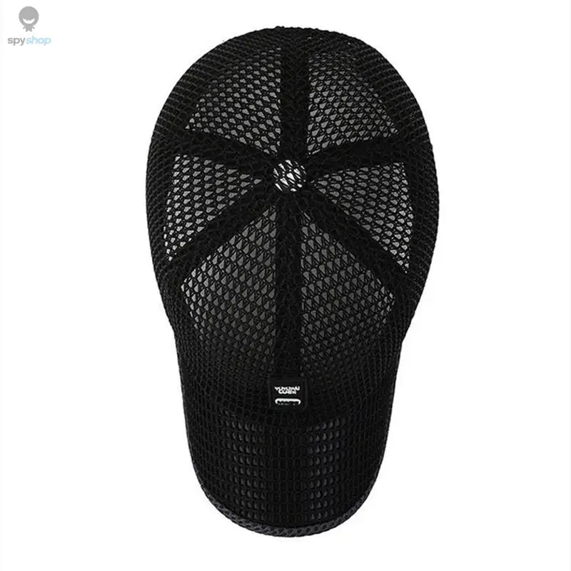 Summer Full Mesh Quick Drying Cool Sunhat Breathable Net Baseball Cap Men Outdoor Anti-UV Tennis Golf Hiking Sports Cap Visors 