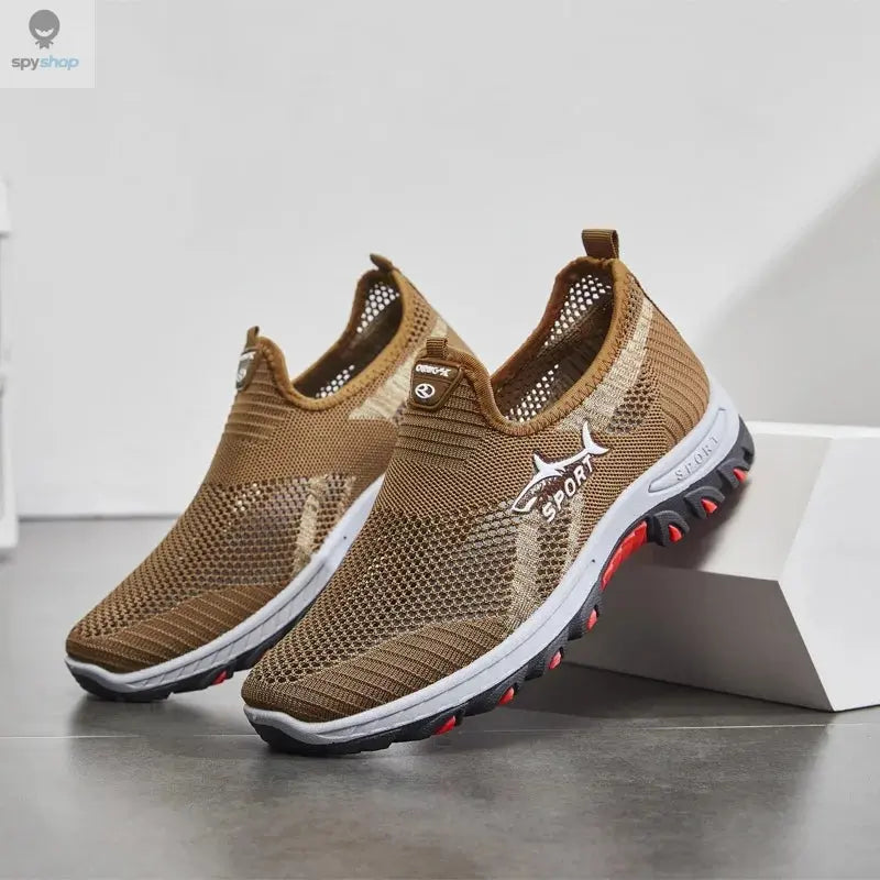 Summer Mesh Men Shoes Lightweight Sneakers Men Fashion Casual Walking Shoes 2024 Breathable Mens Hiking Shoes 2025 Fashion Shoes Spy-shop.com