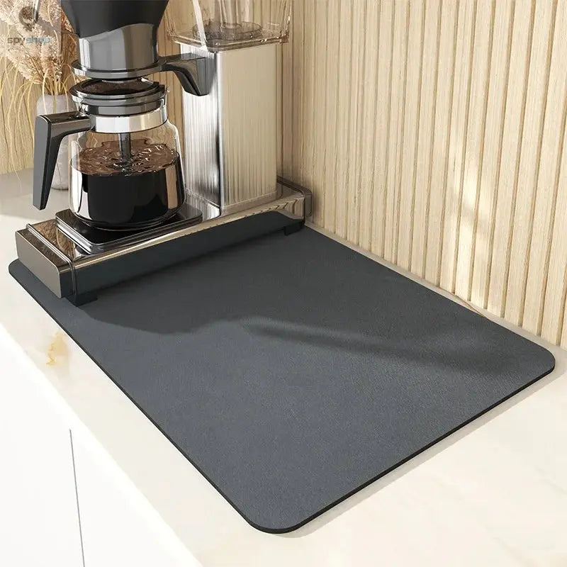 Super Absorbent Large Kitchen Absorbent Mat Antiskid Draining Coffee Dish Drying Mat Quick Dry Bathroom Drain Pad Tableware Mat Spy-shop.com