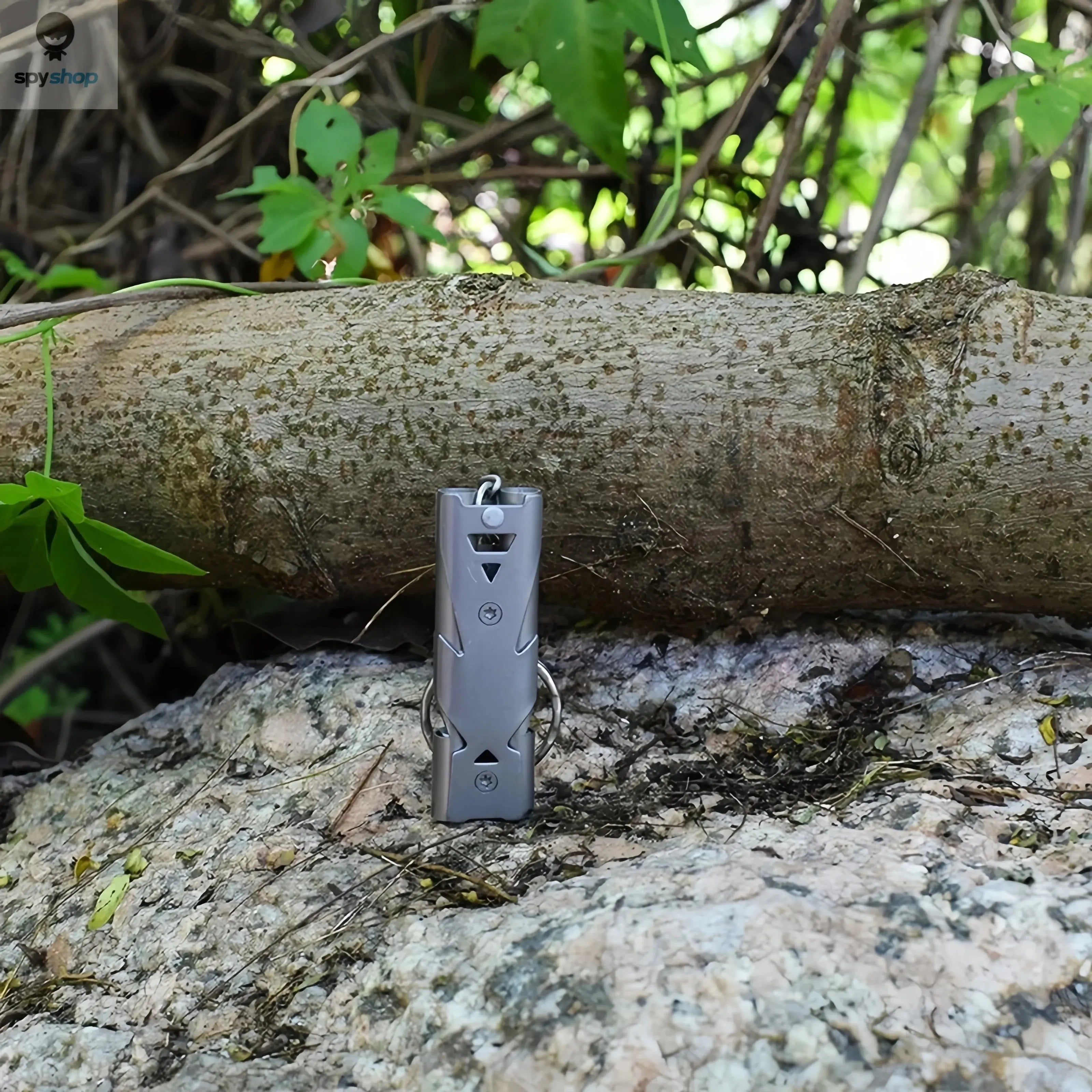 Survival Whistle Keychain -  Emergency Whistle for Outdoor Camping/Hiking, Loud Safety Alarm with Double Tube Design Spy-shop.com