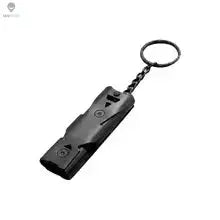 Survival Whistle Keychain -  Emergency Whistle for Outdoor Camping/Hiking, Loud Safety Alarm with Double Tube Design Spy-shop.com