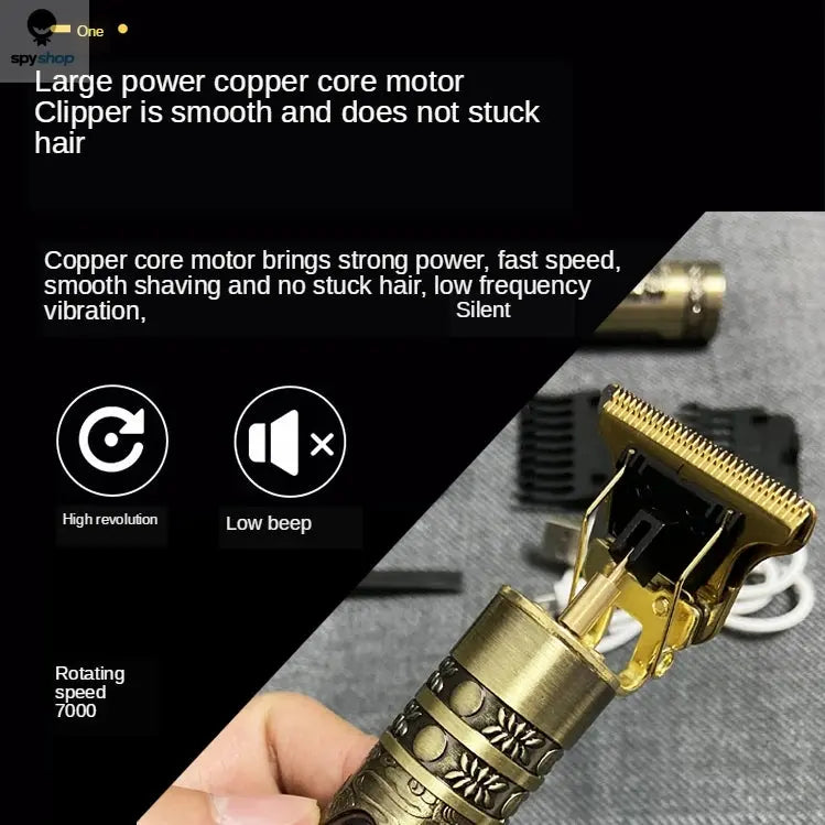 T9 Hair Clipper Repair Beard Shaving Body Hair Trimmer Clippers Electric Machine Men Haircut Machine 0mm Barber Shaver Spy-shop.com