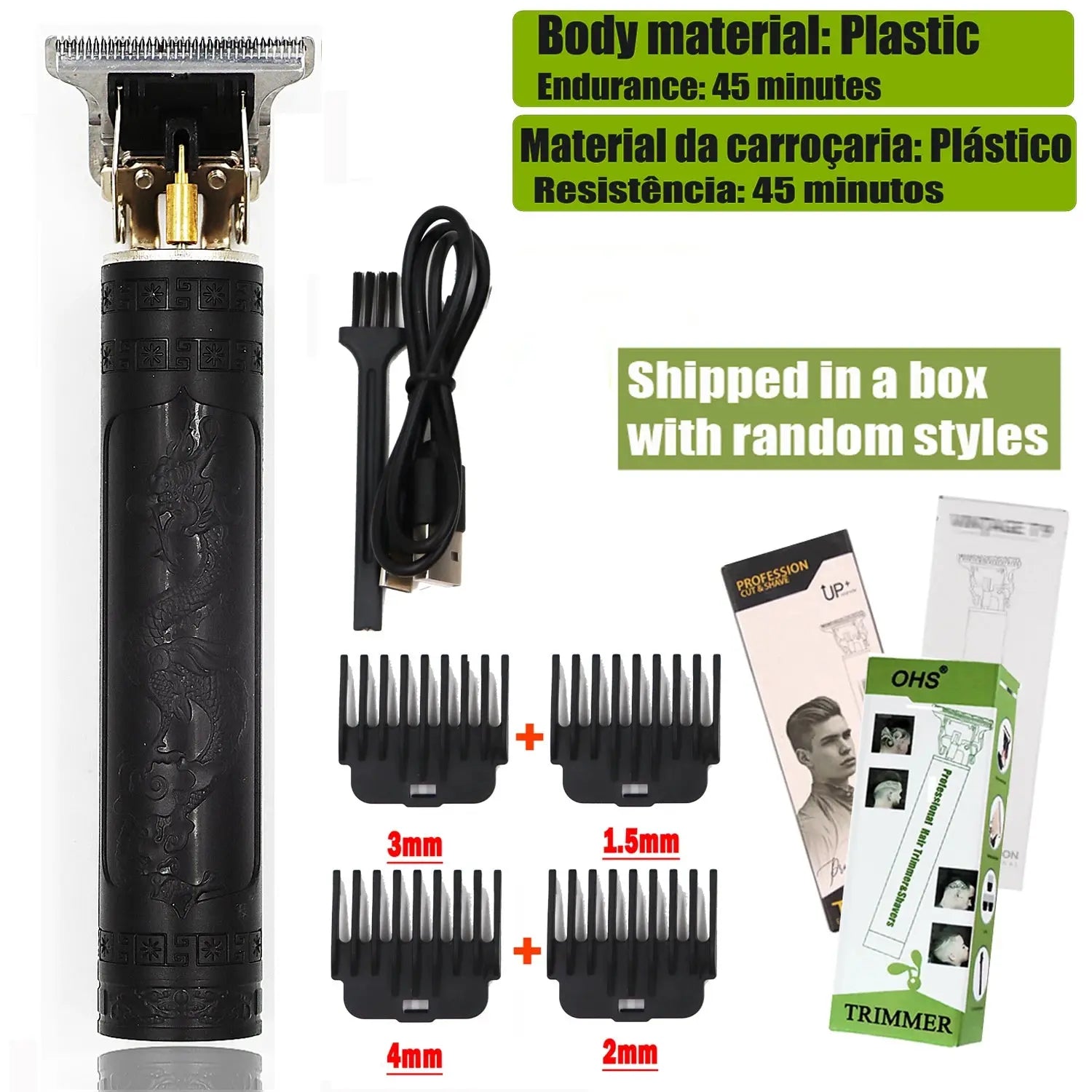 T9 Hair Clipper Repair Beard Shaving Body Hair Trimmer Clippers Electric Machine Men Haircut Machine 0mm Barber Shaver Spy-shop.com