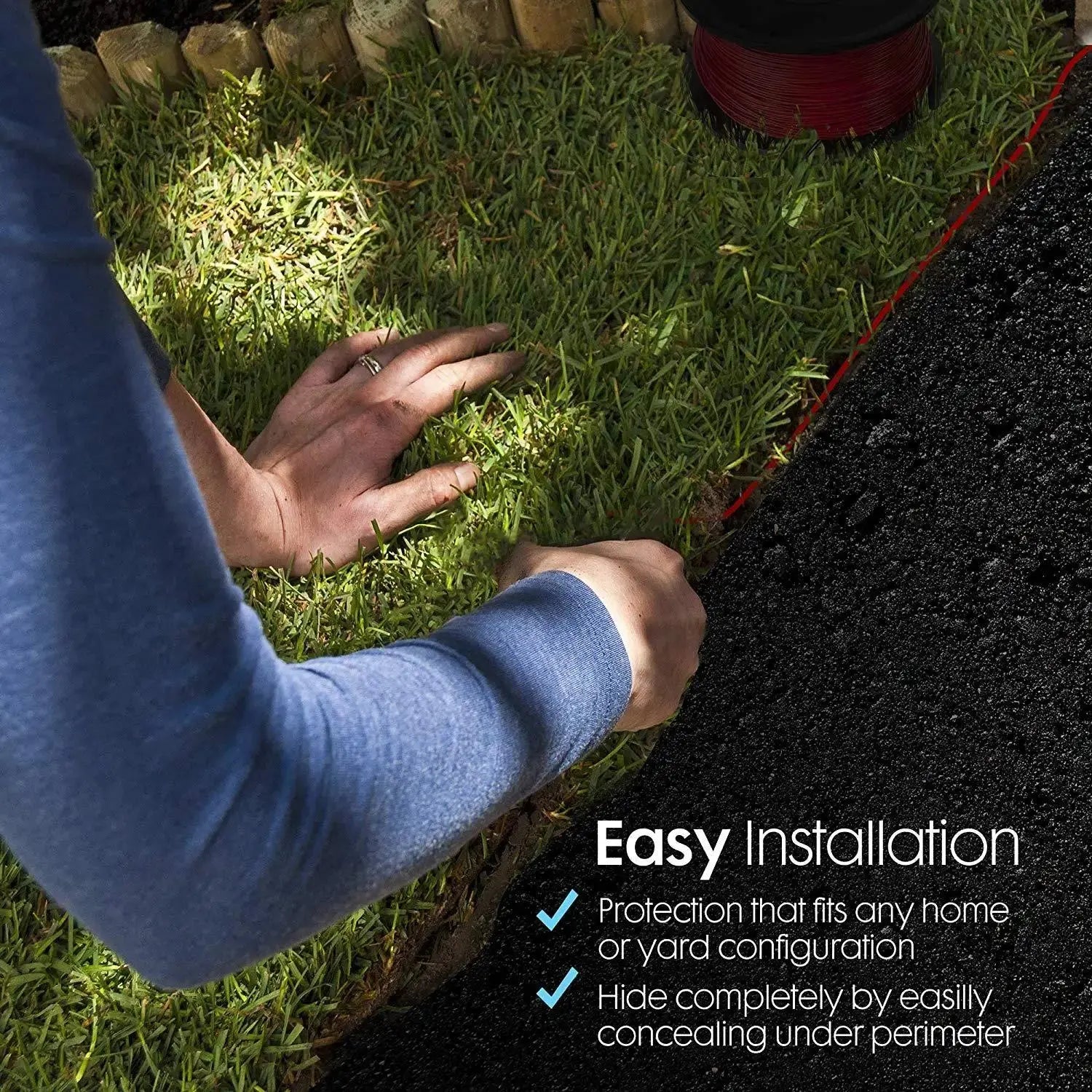 TP16 Pet Wired Fence System Dog Electric Fencing System Rechargeable Waterproof 6 Level Adjustable Pet Training Collar Spy-shop.com