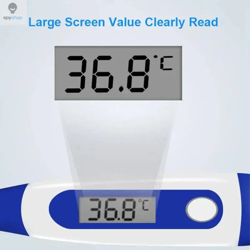 Thermometer for Adults, Soft Head Digital Oral Thermometer for Fever, Basal Thermometer with 15 Seconds Fast Reading 
