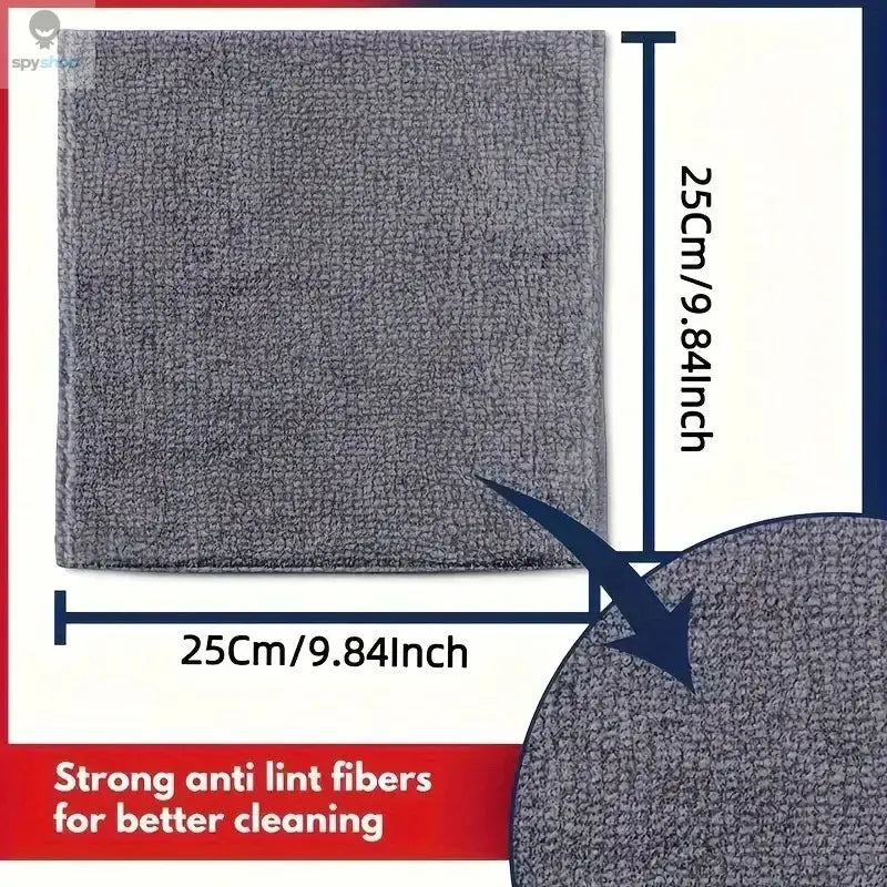 Thicken Microfiber Cleaning Cloths Lint Free Microfiber Cleaning Towel Cloths Reusable Cleaning Towels Absorbent for Car Window 