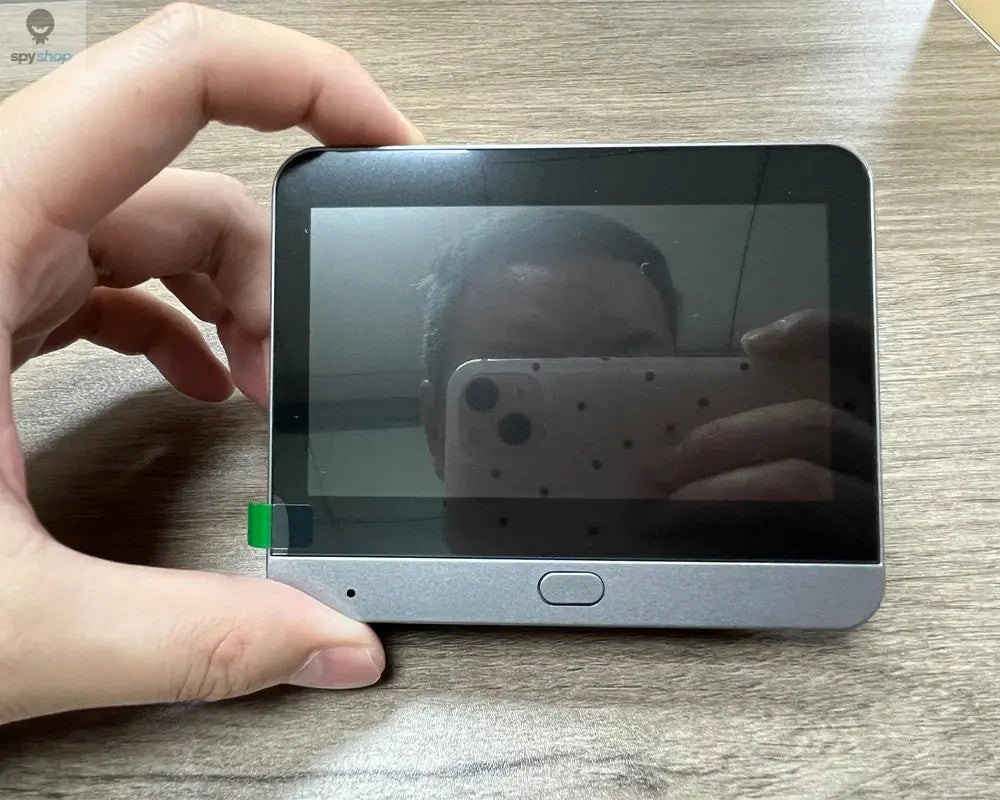 Tuya Smart 3MP 140° Wide View Angle Mini Digital Peephole Eye Viewer WiFi IR PIR Detection Doorbell Door Camera Alexa Google Spy-shop.com