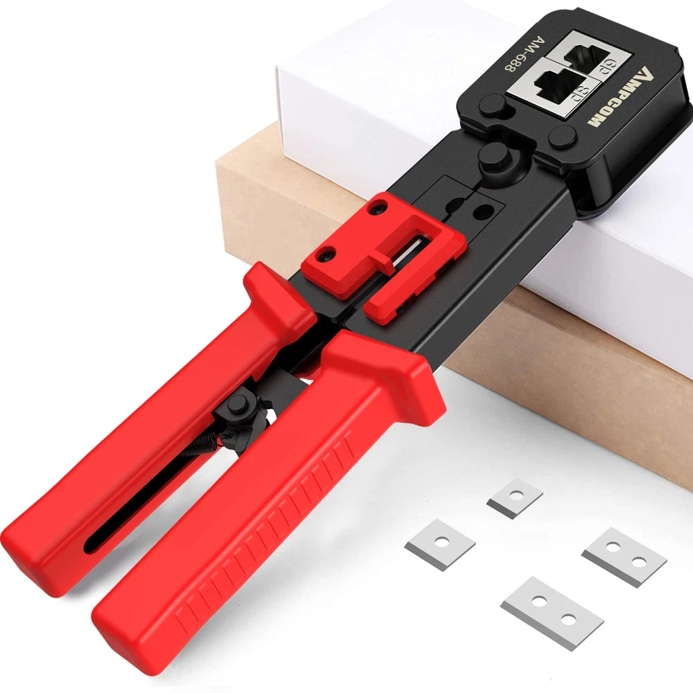 AM-688 Pass-Through Network Cable Crimping Tool