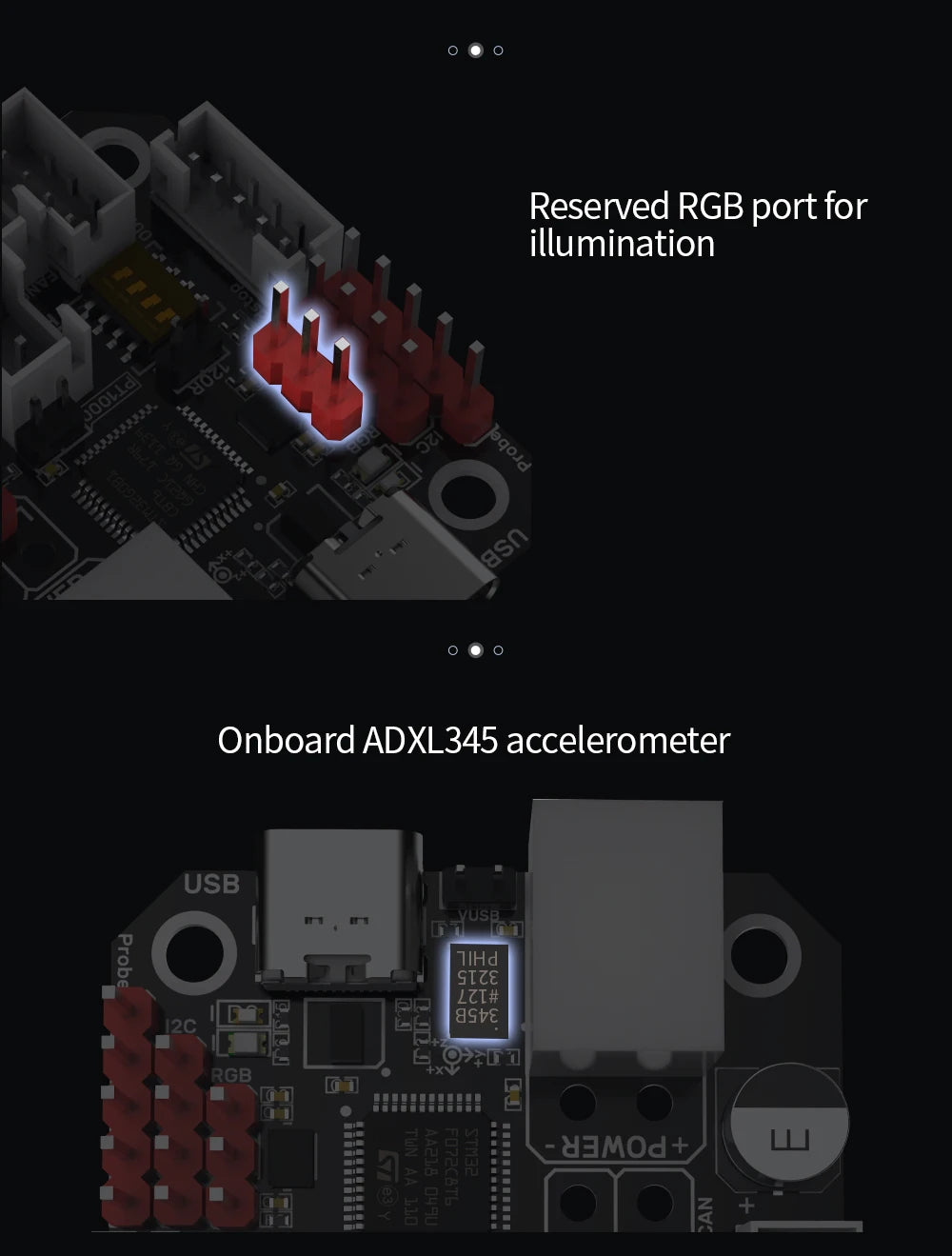 BIGTREETECH EBB36 CAN V1.2 Board Support Canbus PT100 For Klipper Hotend HeadTool 36 stepper motor Ender3 3d Printer Parts